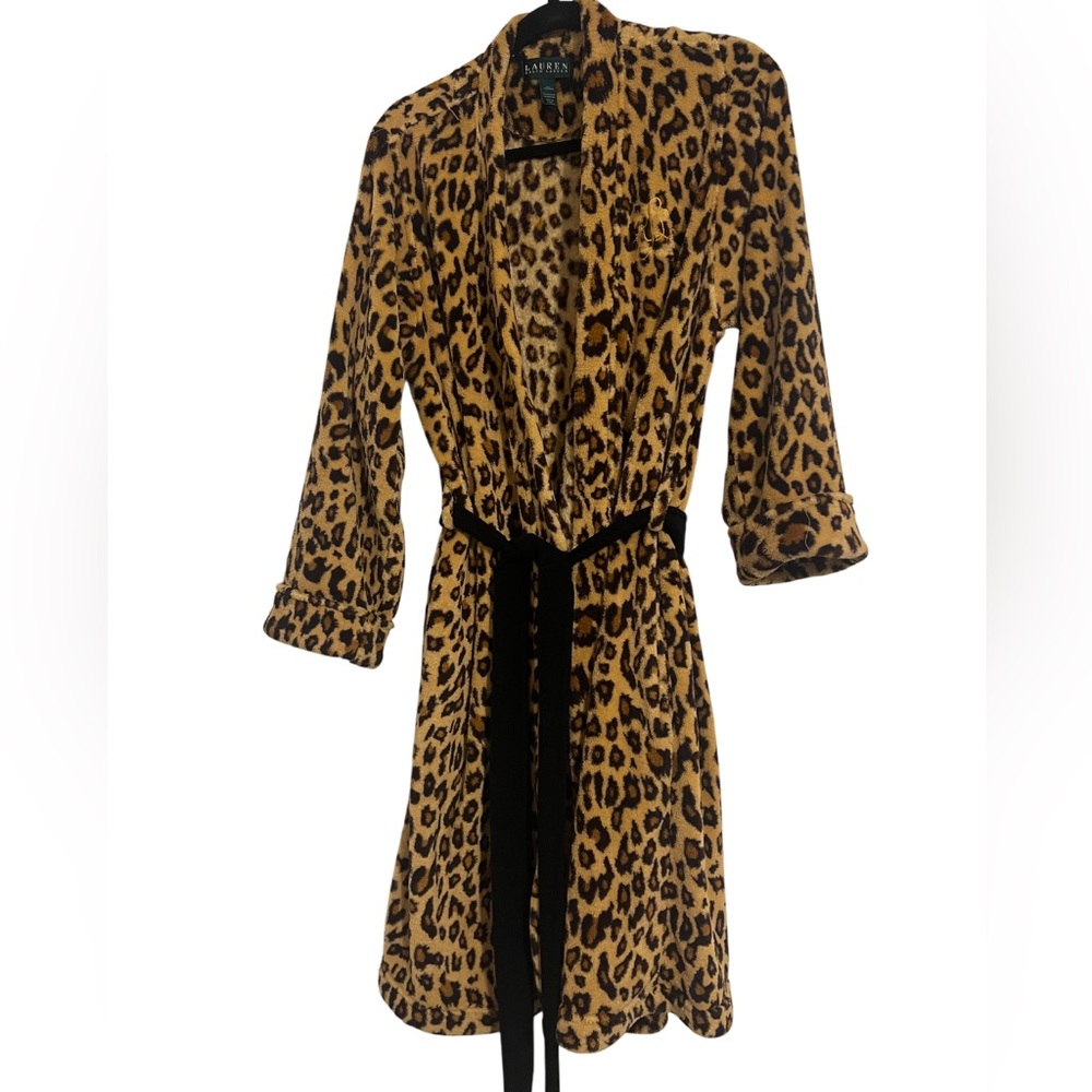 Lauren Ralph Lauren leopard‎ plush robe